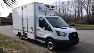 2021 Ford Transit T-350 Reefer 13 Foot Cube Van, 3.5L V6 DOHC 24V engine, RWD, cruise control, bluetooth, power mirror, automatic headlights, Zanotti reefer, ac, am/fm radio, 4 aux buttons, power windows, power locks, overnight reefer plug, cargo, ramp, backup camera. Measurements: 11 foot 6 inches height, 7 foot wide, 13 foot long.(All the measurements are deemed to be true but are not guaranteed). Certification and decal valid until March 2025. $66,850.00 plus $375 processing fee, $67,225.00 total payment obligation before taxes.  Listing report, warranty, contract commitment cancellation fee, financing available on approved credit (some limitations and exceptions may apply). All above specifications and information is considered to be accurate but is not guaranteed and no opinion or advice is given as to whether this item should be purchased. We do not allow test drives due to theft, fraud and acts of vandalism. Instead we provide the following benefits: Complimentary Warranty (with options to extend), Limited Money Back Satisfaction Guarantee on Fully Completed Contracts, Contract Commitment Cancellation, and an Open-Ended Sell-Back Option. Ask seller for details or call 604-522-REPO(7376) to confirm listing availability.