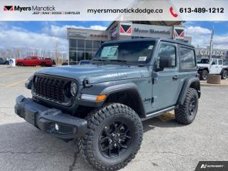 New 2024 Jeep Wrangler Willys  - Wi-Fi Hotspot -  Tow Equipment - $201.03 /Wk for sale in Ottawa, ON