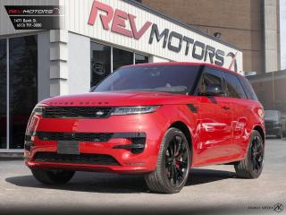 2023 Land Rover Range Rover Sport First Edition | P530 | 4.4L V8 Turbocharged | Meridien Sound | Pano Roof<br/>  <br/> Firenze Red Exterior | Ebony Black Leather Interior | 23 Alloy Wheels | In control Remote | Red Brake Calipers | Air Purifier / Sensors | Keyless Entry | Pivi Infotainment System | Dynamic Air Suspension | Smart View RearView Mirror | Dynamic Exterior Black Pack | Ambient Lighting | LKA + Upcoming Traffic | 13.3 Inch Infotainment | All Terrain Progress Control Pro | Wireless Charger | Soft Close Doors | Heated and Ventilated Front & Rear Seats | 22-Way Power Adjustable Seats | Blind Spot Assist | Front and Rear Power Seats | Rear Climate Control | Front and Rear Heated and Ventilated Seats | Power Trunk | Voice Control | Bluetooth Connection | Lane Keep Assist | Heated Steering Wheel | Cruise Control | Push Button Start | Panoramic Sunroof | 360 Camera | Navigation | Android Auto | Apple CarPlay | Head-Up Display | Suspension Height Adjustment and much more. <br/> <br/>  <br/> This Vehicle has Travelled 16,750KM. <br/> <br/>  <br/> *** NO additional fees except for taxes and licensing! *** <br/> <br/>  <br/> *** 100-point inspection on all our vehicles & always detailed inside and out *** <br/> <br/>  <br/> RevMotors is at your service to ensure you find the right car for YOU. Even if we do not have it in our inventory, we are more than happy to find you the vehicle that you are looking for. Give us a call at 613-791-3000 or visit us online at www.revmotors.ca <br/> <br/>  <br/> a nous donnera du plaisir de vous servir en Franais aussi! <br/> <br/>  <br/> CERTIFICATION * All our vehicles are sold Certified and E-Tested for the province of Ontario (Quebec Safety Available, additional charges may apply) <br/> FINANCING AVAILABLE * RevMotors offers competitive finance rates through many of the major banks. Should you feel like youve had credit issues in the past, we have various financing solutions to get you on the road.  We accept No Credit - New Credit - Bad Credit - Bankruptcy - Students and more!! <br/> EXTENDED WARRANTY * For your peace of mind, if one of our used vehicles is no longer covered under the manufacturers warranty, RevMotors will provide you with a 6 month / 6000KMS Limited Powertrain Warranty. You always have the options to upgrade to more comprehensive coverage as well. Well be more than happy to review the options and chose the coverage thats right for you! <br/> TRADES * Do you have a Trade-in? We offer competitive trade in offers for your current vehicle! <br/> SHIPPING * We can ship anywhere across Canada. Give us a call for a quote and we will be happy to help! <br/> <br/>  <br/> Buy with confidence knowing that we always have your best interests in mind! <br/>