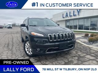 Used 2015 Jeep Cherokee Limited, Nav, Roof, Leather!! for sale in Tilbury, ON