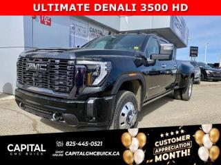 This ALL-NEW 2024 ULTIMATE DENALI HD 3500 in ONYX BLACK is the new benchmark for LUXURY. Fully equipped with every option, including Massaging Power Seats, Heated and Cooled Seats, Heads-Up Display, Adaptive Cruise, Rear Streaming Mirror, Signature Alpine Umber Interior, Vader Chrome, Duramax Engine, 360 Cam, Sunroof, 5th wheel prep pack, and so much more...CALL NOW and secure yours today..Ask for the Internet Department for more information or book your test drive today! Text (or call) 780-435-4000 for fast answers at your fingertips!Disclaimer: All prices are plus taxes & include all cash credits & loyalties. See dealer for details. AMVIC Licensed Dealer # B1044900