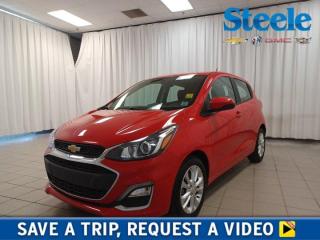 Take your adventures further in our 2021 Chevrolet Spark 1LT Hatchback in Red Hot. Powered by a peppy 1.4 Litre EcoTec 4 Cylinder that generates 98hp paired with a smart CVT for fuel-sipping performance. This Front Wheel Drive hatchback is agile, responsive, and efficient, scoring approximately 6.2L/100km on the highway. Always ready to roll up in style, our Spark showcases upscale touches like LED lighting, heated power mirrors, and alloy wheels. Open the door of our Spark 1LT to find a spacious interior with plenty of cargo room for your busy lifestyle. Stay comfortable with the supportive cloth seats, a multifunction steering wheel, air-conditioning, cruise control, and power accessories. More modern convenience comes from the high-tech infotainment system with a 7-inch colour touchscreen, Android Auto®, Apple CarPlay®, Bluetooth®, and even WiFi compatibility to go with a six-speaker audio system. And those are just a few of the significant benefits this compact hatchback offers! Chevrolet offers priceless peace of mind with advanced safety features such as a rearview camera, ABS, stability control, hill-start assist, tire-pressure monitoring, a high-strength steel safety cage, and ten airbags. Youll love the lively driving experience you get with our Spark! Save this Page and Call for Availability. We Know You Will Enjoy Your Test Drive Towards Ownership! Steele Chevrolet Atlantic Canadas Premier Pre-Owned Super Center. Being a GM Certified Pre-Owned vehicle ensures this unit has been fully inspected fully detailed serviced up to date and brought up to Certified standards. Market value priced for immediate delivery and ready to roll so if this is your next new to your vehicle do not hesitate. Youve dealt with all the rest now get ready to deal with the BEST! Steele Chevrolet Buick GMC Cadillac (902) 434-4100 Metros Premier Credit Specialist Team Good/Bad/New Credit? Divorce? Self-Employed?