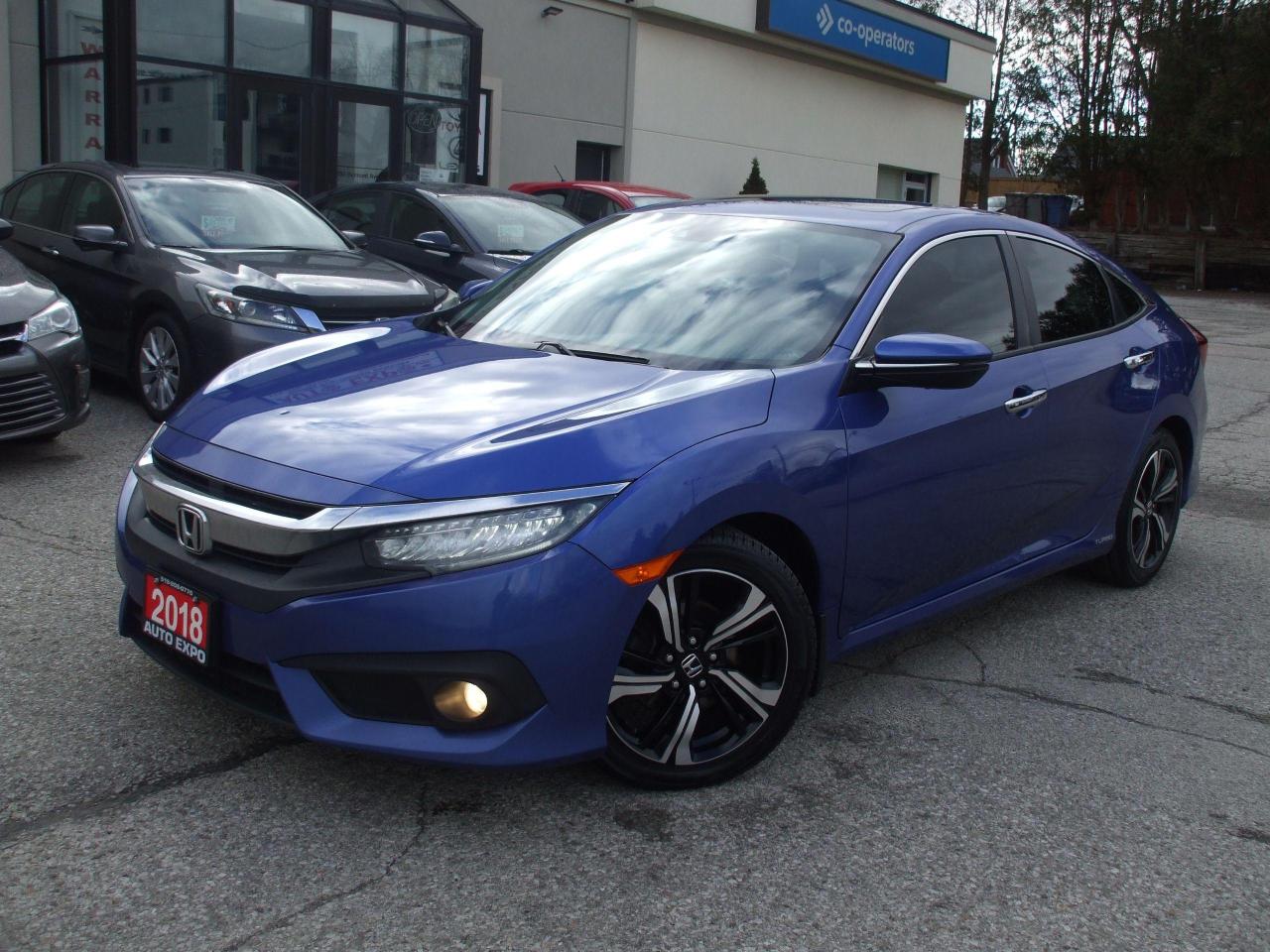 2018 Honda Civic Touring,GPS,Leather,Sunroof,Tinted,Certified,Turbo - Photo #9