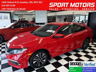 Used 2019 Honda Civic LX+AdaptiveCruise+NewTires+RemoteStart+CLEANCARFAX for sale in London, ON