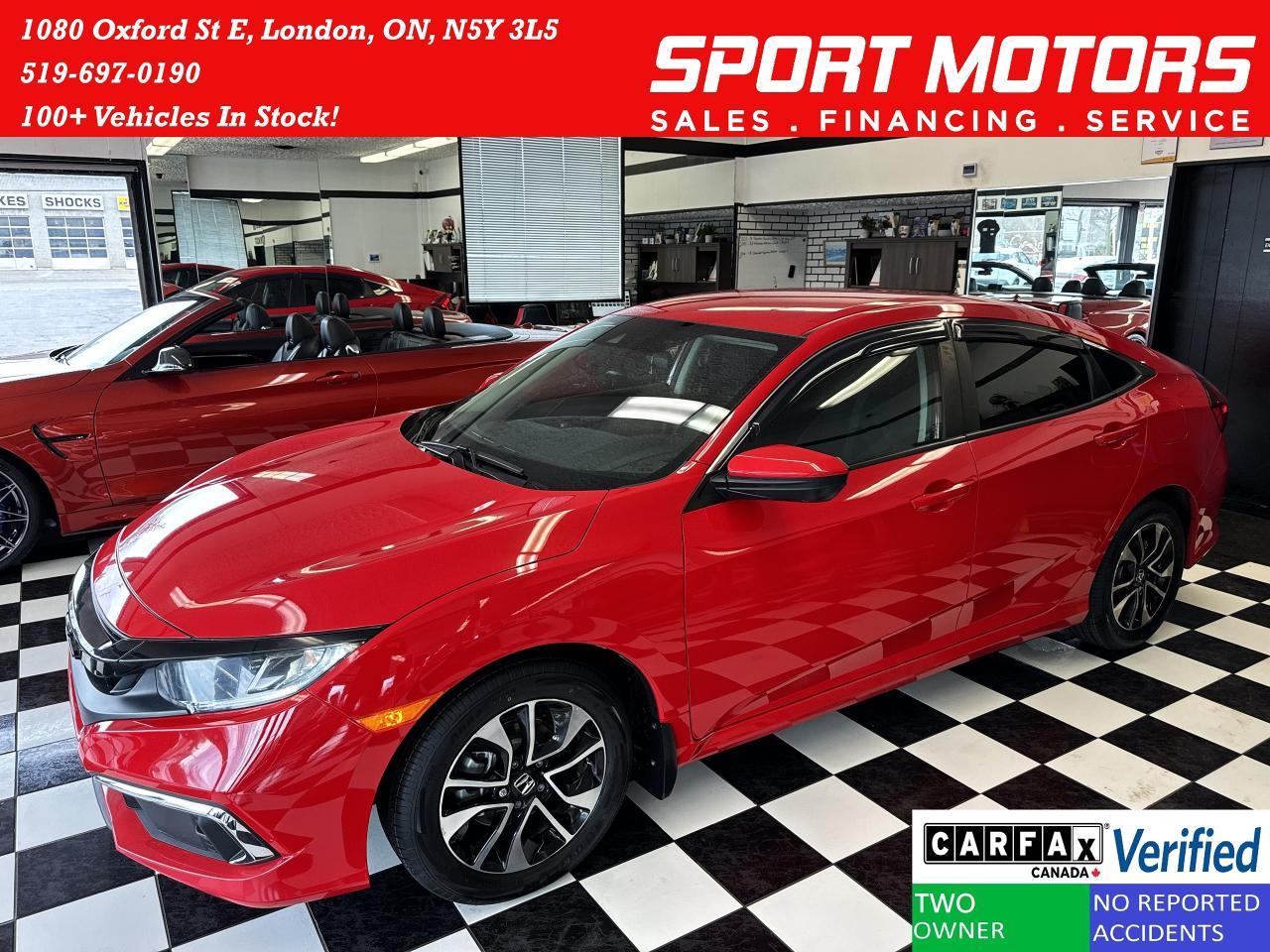 2019 Honda Civic LX+AdaptiveCruise+NewTires+RemoteStart+CLEANCARFAX
