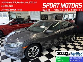 Used 2018 Honda Civic LX+Camera+ApplePlay+Heated Seats+CLEAN CARFAX for sale in London, ON