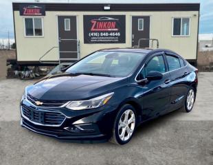 Used 2018 Chevrolet Cruze PREMIER|NO ACCIDENTS|TOP OF THE LINE|LEATHER|NAVI|SUNROOF| for sale in Pickering, ON