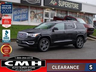 Used 2018 GMC Acadia Denali  360-CAM ROOF CLD-SEATS P/GATE for sale in St. Catharines, ON