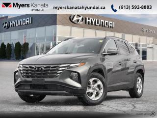 <b>Heated Steering Wheel,  Remote Start,  Heated Seats,  Android Auto,  Apple CarPlay!</b><br> <br>    This 2022 Hyundai Tucson was built for modern adventure. This  2022 Hyundai Tucson is for sale today in Kanata. <br> <br>This 2022 Hyundai Tucson was made with eye for detail. From subtle surprises to bold design features, every part of this 2022 Hyundai Tucson is a treat. Stepping into the interior feels like a step right into the future with breathtaking technology and luxury that will make your smartphone jealous. Add on an intelligently capable chassis and drivetrain and you have the SUV of the future, ready for you today.This  SUV has 44,507 kms. Its  amazon grey in colour  . It has an automatic transmission and is powered by a  187HP 2.5L 4 Cylinder Engine. <br> <br> Our Tucsons trim level is Preferred. This Tucson Preferred adds some surprising tech features like a heated steering wheel, heated seats, remote start, proximity keyless entry, distance pacing cruise with stop and go, and blind spot assist to make every drive easier. Additional features include voice activated touchscreen infotainment including wireless Android Auto and Apple CarPlay along with a Bluetooth hands free phone system. This SUV helps you keep your family safe with lane keep assist, forward collision avoidance assist, driver monitoring, remote keyless entry, and a rear view camera.  This vehicle has been upgraded with the following features: Heated Steering Wheel,  Remote Start,  Heated Seats,  Android Auto,  Apple Carplay,  Lane Keep Assist,  Forward Collision Assist. <br> <br>To apply right now for financing use this link : <a href=https://www.myerskanatahyundai.com/finance/ target=_blank>https://www.myerskanatahyundai.com/finance/</a><br><br> <br/><br>Smart buyers buy at Myers where all cars come Myers Certified including a 1 year tire and road hazard warranty (some conditions apply, see dealer for full details.)<br> <br>This vehicle is located at Myers Kanata Hyundai 400-2500 Palladium Dr Kanata, Ontario.<br>*LIFETIME ENGINE TRANSMISSION WARRANTY NOT AVAILABLE ON VEHICLES WITH KMS EXCEEDING 140,000KM, VEHICLES 8 YEARS & OLDER, OR HIGHLINE BRAND VEHICLE(eg. BMW, INFINITI. CADILLAC, LEXUS...)<br> Come by and check out our fleet of 30+ used cars and trucks and 50+ new cars and trucks for sale in Kanata.  o~o