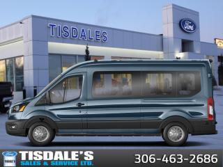 <b>Heated Seats, 360 Camera, 16 inch Aluminum Wheels, Remote Engine Start, Running Boards!</b><br> <br> <br> <br>Check out the large selection of new Fords at Tisdales today!<br> <br>  Welcome. <br> <br><br> <br> This blue metallic van  has an automatic transmission and is powered by a  310HP 3.5L V6 Cylinder Engine.<br> <br> Our Transit Passenger Wagons trim level is XLT. This Ford Transit Passenger Wagon comes very well equipped with large door openings to make loading passengers and oversized cargo a breeze. Upgrading to this XLT trim is a great choice as you will get Ford Co-Pilot360 featuring lane keep assist, automatic emergency braking, cross-traffic alert, rear park assist with a new side sensing system, rubberized floor covering to easily keep the interior clean, a body-coloured front bumper with an enhanced chrome front grille, a multi-function display screen with SYNC 3, streaming audio and hands free phone connectivity, FordPass Connect 4G hotspot capability and front fog lights. Additional features include premium seat material, cruise control, a rear view camera to assist when backing up in tight parking spots, remote keyless entry, air conditioning to keep your passengers cool and much more. This vehicle has been upgraded with the following features: Heated Seats, 360 Camera, 16 Inch Aluminum Wheels, Remote Engine Start, Running Boards, 15-passenger Seating, Heavy-duty Trailer Tow Package. <br><br> View the original window sticker for this vehicle with this url <b><a href=http://www.windowsticker.forddirect.com/windowsticker.pdf?vin=1FBAX9CG4RKA28144 target=_blank>http://www.windowsticker.forddirect.com/windowsticker.pdf?vin=1FBAX9CG4RKA28144</a></b>.<br> <br>To apply right now for financing use this link : <a href=http://www.tisdales.com/shopping-tools/apply-for-credit.html target=_blank>http://www.tisdales.com/shopping-tools/apply-for-credit.html</a><br><br> <br/>    7.99% financing for 72 months. <br> Buy this vehicle now for the lowest bi-weekly payment of <b>$780.04</b> with $0 down for 72 months @ 7.99% APR O.A.C. ( Plus applicable taxes -  $699 administration fee included in sale price.   ).  Incentives expire 2024-04-30.  See dealer for details. <br> <br>Tisdales is not your standard dealership. Sales consultants are available to discuss what vehicle would best suit the customer and their lifestyle, and if a certain vehicle isnt readily available on the lot, one will be brought in. o~o