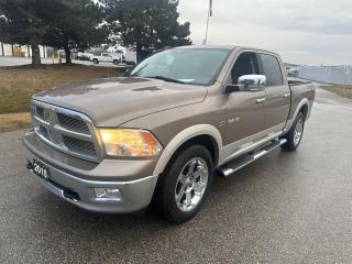 <p>2010 RAM 1500 LARAMIE - CREW CAB</p><p>114000KM….LOW KMS!!!</p><p>*** CLEAN CARFAX REPORT***<br /><br /></p><p>6 PASSENGER </p><p>5.7L HEMI V8 ENGINE</p><p>4X4 LOW, HIGH, AUTO AND 2WD</p><p>POWER SUNROOF</p><p>POWER LOCKS</p><p>POWER WINDOWS</p><p>KEYLESS ENTRY</p><p>CRUISE</p><p>A/C</p><p>HEATED LEATHER SEATS</p><p>HEATED STEERING WHEEL</p><p>20” WHEELS</p><p>DUAL EXHAUST</p><p>$17995 CERTIFIED + TAX</p><p>EAGLE AUTO SALES</p><p>FINANCING AND WARRANTY AVAILABLE ON APPROVED CREDIT. ALL CREDIT SITUATIONS WELCOME.</p><p>VIEWING BY APPOINTMENT, PLEASE CALL AHEAD TO CHECK AVAILABILITY </p>