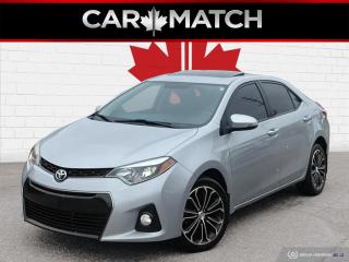 Used 2014 Toyota Corolla S / AUTO / SUNROOF / LEATHER / 101,906 KM for sale in Cambridge, ON