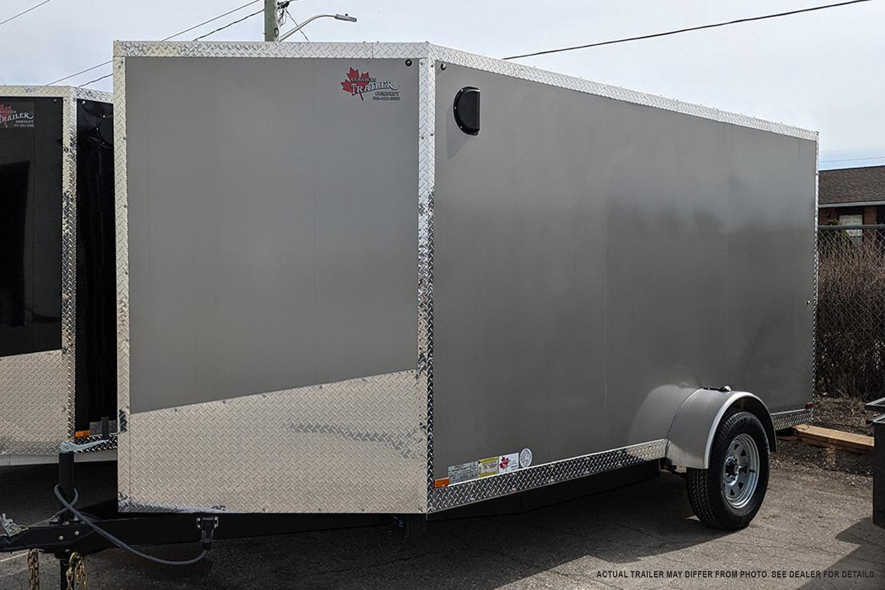 2024 Canadian Trailer Company 6x12 V-Nose Cargo Trailer Steel Single Axle