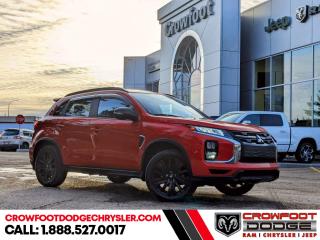 <b>Heated Steering Wheel,  Heated Seats,  Apple CarPlay,  Android Auto,  Blind Spot Detection!</b><br> <br> Welcome to Crowfoot Dodge, Calgarys New and Pre-owned Superstore proudly serving Albertans for 44 years!<br> <br> Compare at $29995 - Our Price is just $27995! <br> <br>   Distinct styling, abundant comfort, and superb engineering make the Mitsubishi RVR a truly superb crossover. This  2021 Mitsubishi RVR is fresh on our lot in Calgary. <br> <br>Whether you want a fantastic city driving experience or to find a picturesque hidden camping spot, the Mitsubishi RVR has everything you need and desire to get you there. The RVR was built to discover new experiences, and this crossover SUV perfectly captures your adventurous spirit. Far from being just another crossover, this RVR makes a stylish statement while delivering versatility and sound handling.This  SUV has 122,458 kms. Stock number 10661 is red in colour  . It has a cvt transmission and is powered by a  smooth engine.  This unit has some remaining factory warranty for added peace of mind. <br> <br> Our RVRs trim level is LE. Upgrading to this stylish RVR LE is an excellent decision as it comes with an enhanced 2.4L engine and is very well equipped with all?wheel control, unique dark aluminum wheels, supportive suede heated front seats, a heated leather steering wheel with cruise and audio controls, black exterior accents, a proximity remote keyless entry and automatic climate control. Additional features include blind spot detection with rear cross traffic alert, electronic stability control with hill start assist, power heated side mirrors, front fog lights and a 7 inch color display that is compatible with Apple CarPlay and Android Auto, Bluetooth streaming audio and SiriusXM. This vehicle has been upgraded with the following features: Heated Steering Wheel,  Heated Seats,  Apple Carplay,  Android Auto,  Blind Spot Detection,  Aluminum Wheels,  Proximity Key. <br> <br/><br> Buy this vehicle now for the lowest bi-weekly payment of <b>$182.36</b> with $0 down for 96 months @ 7.99% APR O.A.C. ( Plus GST      / Total Obligation of $37931  ).  See dealer for details. <br> <br>At Crowfoot Dodge, we offer:<br>
<ul>
<li>Over 500 New vehicles available and 100 Pre-Owned vehicles in stock...PLUS fresh trades arriving daily!</li>
<li>Financing and leasing arrangements with rates from prime +0%</li>
<li>Same day delivery.</li>
<li>Experienced sales staff with great customer service.</li>
</ul><br><br>
Come VISIT us today!<br><br> Come by and check out our fleet of 80+ used cars and trucks and 160+ new cars and trucks for sale in Calgary.  o~o