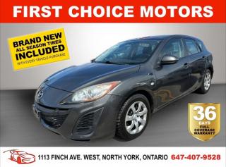 Welcome to First Choice Motors, the largest car dealership in Toronto of pre-owned cars, SUVs, and vans priced between $5000-$15,000. With an impressive inventory of over 300 vehicles in stock, we are dedicated to providing our customers with a vast selection of affordable and reliable options. <br><br>Were thrilled to offer a used 2010 Mazda MAZDA3 GX, grey color with 134,000km (STK#7132) This vehicle was $7490 NOW ON SALE FOR $6490. It is equipped with the following features:<br>- Manual Transmission<br>- Power windows<br>- Power locks<br>- Power mirrors<br>- Air Conditioning<br><br>At First Choice Motors, we believe in providing quality vehicles that our customers can depend on. All our vehicles come with a 36-day FULL COVERAGE warranty. We also offer additional warranty options up to 5 years for our customers who want extra peace of mind.<br><br>Furthermore, all our vehicles are sold fully certified with brand new brakes rotors and pads, a fresh oil change, and brand new set of all-season tires installed & balanced. You can be confident that this car is in excellent condition and ready to hit the road.<br><br>At First Choice Motors, we believe that everyone deserves a chance to own a reliable and affordable vehicle. Thats why we offer financing options with low interest rates starting at 7.9% O.A.C. Were proud to approve all customers, including those with bad credit, no credit, students, and even 9 socials. Our finance team is dedicated to finding the best financing option for you and making the car buying process as smooth and stress-free as possible.<br><br>Our dealership is open 7 days a week to provide you with the best customer service possible. We carry the largest selection of used vehicles for sale under $9990 in all of Ontario. We stock over 300 cars, mostly Hyundai, Chevrolet, Mazda, Honda, Volkswagen, Toyota, Ford, Dodge, Kia, Mitsubishi, Acura, Lexus, and more. With our ongoing sale, you can find your dream car at a price you can afford. Come visit us today and experience why we are the best choice for your next used car purchase!<br><br>All prices exclude a $10 OMVIC fee, license plates & registration  and ONTARIO HST (13%)