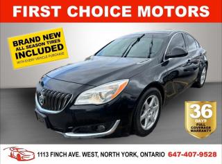 Welcome to First Choice Motors, the largest car dealership in Toronto of pre-owned cars, SUVs, and vans priced between $5000-$15,000. With an impressive inventory of over 300 vehicles in stock, we are dedicated to providing our customers with a vast selection of affordable and reliable options. <br><br>Were thrilled to offer a used 2014 Buick Regal TURBO, black color with 198,000km (STK#7135) This vehicle was $11990 NOW ON SALE FOR $9990. It is equipped with the following features:<br>- Automatic Transmission<br>- Leather Seats<br>- Sunroof<br>- Heated seats<br>- Bluetooth<br>- Reverse camera<br>- Alloy wheels<br>- Power windows<br>- Power locks<br>- Power mirrors<br>- Air Conditioning<br><br>At First Choice Motors, we believe in providing quality vehicles that our customers can depend on. All our vehicles come with a 36-day FULL COVERAGE warranty. We also offer additional warranty options up to 5 years for our customers who want extra peace of mind.<br><br>Furthermore, all our vehicles are sold fully certified with brand new brakes rotors and pads, a fresh oil change, and brand new set of all-season tires installed & balanced. You can be confident that this car is in excellent condition and ready to hit the road.<br><br>At First Choice Motors, we believe that everyone deserves a chance to own a reliable and affordable vehicle. Thats why we offer financing options with low interest rates starting at 7.9% O.A.C. Were proud to approve all customers, including those with bad credit, no credit, students, and even 9 socials. Our finance team is dedicated to finding the best financing option for you and making the car buying process as smooth and stress-free as possible.<br><br>Our dealership is open 7 days a week to provide you with the best customer service possible. We carry the largest selection of used vehicles for sale under $9990 in all of Ontario. We stock over 300 cars, mostly Hyundai, Chevrolet, Mazda, Honda, Volkswagen, Toyota, Ford, Dodge, Kia, Mitsubishi, Acura, Lexus, and more. With our ongoing sale, you can find your dream car at a price you can afford. Come visit us today and experience why we are the best choice for your next used car purchase!<br><br>All prices exclude a $10 OMVIC fee, license plates & registration  and ONTARIO HST (13%)