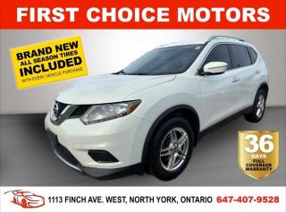 Welcome to First Choice Motors, the largest car dealership in Toronto of pre-owned cars, SUVs, and vans priced between $5000-$15,000. With an impressive inventory of over 300 vehicles in stock, we are dedicated to providing our customers with a vast selection of affordable and reliable options. <br><br>Were thrilled to offer a used 2014 Nissan Rogue S, white color with 179,000km (STK#7136) This vehicle was $12990 NOW ON SALE FOR $10990. It is equipped with the following features:<br>- Automatic Transmission<br>- Bluetooth<br>- All wheel drive<br>- Reverse camera<br>- Alloy wheels<br>- Power windows<br>- Power locks<br>- Power mirrors<br>- Air Conditioning<br><br>At First Choice Motors, we believe in providing quality vehicles that our customers can depend on. All our vehicles come with a 36-day FULL COVERAGE warranty. We also offer additional warranty options up to 5 years for our customers who want extra peace of mind.<br><br>Furthermore, all our vehicles are sold fully certified with brand new brakes rotors and pads, a fresh oil change, and brand new set of all-season tires installed & balanced. You can be confident that this car is in excellent condition and ready to hit the road.<br><br>At First Choice Motors, we believe that everyone deserves a chance to own a reliable and affordable vehicle. Thats why we offer financing options with low interest rates starting at 7.9% O.A.C. Were proud to approve all customers, including those with bad credit, no credit, students, and even 9 socials. Our finance team is dedicated to finding the best financing option for you and making the car buying process as smooth and stress-free as possible.<br><br>Our dealership is open 7 days a week to provide you with the best customer service possible. We carry the largest selection of used vehicles for sale under $9990 in all of Ontario. We stock over 300 cars, mostly Hyundai, Chevrolet, Mazda, Honda, Volkswagen, Toyota, Ford, Dodge, Kia, Mitsubishi, Acura, Lexus, and more. With our ongoing sale, you can find your dream car at a price you can afford. Come visit us today and experience why we are the best choice for your next used car purchase!<br><br>All prices exclude a $10 OMVIC fee, license plates & registration  and ONTARIO HST (13%)