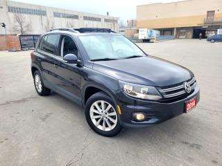 Used 2014 Volkswagen Tiguan Leather Panama roof,, Auto,3 Years Warranty avail for sale in Toronto, ON