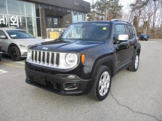 Check out this beautiful 2018 Jeep Renegade Limited 4*4 has lots to offer in reliability and dependability. It comes equipped with lots of features such as Bluetooth, cruise control, front heated seats, and so much more!