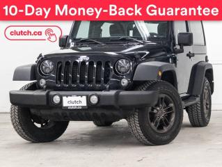 Used 2017 Jeep Wrangler Sport 4x4 w/ A/C, Cruise Control, 8 Speakers for sale in Toronto, ON