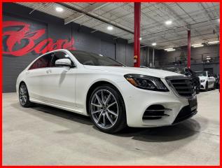 <div>Designo Diamond White Exterior On Black/Black Nappa Leather Interior, Anthracite Poplar Wood Trim, And A Black Fabric Roof Liner .</div><div></div><div>One Owner, Local Ontario Vehicle, Certified, And A Balance Of Mercedes-Benz Warranty August 6 2024/80,000Km.</div><div></div><div>Financing And Extended Warranty Options Available, Trade-Ins Are Welcome!</div><div></div><div>This 2020 Mercedes-Benz S560 4MATIC Long Wheel Base (LWB) Is Loaded With A Premium Package, Intelligent Drive Package, Sport Package, And Upgraded 20" AMG 5-Twin-Spoke.</div><div></div><div>Packages Include Roller Blinds for Rear Side Windows, Active Parking Assist, Drive-Dynamic Multicontour Front Seats, 12-way electrically adjustable front seats w/memory and 4-way power lumbar support, Climate Comfort Front Seats, 360-Degree Camera, EASY-ADJUST Comfort Headrests, PRE-SAFE PLUS, Enhanced Stop & Go, Active Lane Changing Assist, Route-Based Speed Adjustment, Active Lane Keeping Assist, Advanced Driving Assistance Package, Active Blind Spot Assist, Active Distance Assist DISTRONIC, Active Steering Assist, Evasive Steering Assist, PRE-SAFE, Active Brake Assist w/Cross-Traffic Function, Active Speed Limit Assist, Traffic Sign Assist, AMG Styling Package, Sport Brake System, inscribed calipers, perforated brake rotors and stainless steel pedals, And More!</div><div></div><div>We Do Not Charge Any Additional Fees For Certification, Its Just The Price Plus HST And Licencing.</div><div></div><div>Follow Us On Instagram, And Facebook.</div><div></div><div>Dont Worry About Rain, Or Snow, Come Into Our 20,000sqft Indoor Showroom, We Have Been In Business For A Decade, With Many Satisfied Clients That Keep Coming Back, And Refer Their Friends And Family. We Are Confident You Will Have An Enjoyable Shopping Experience At AutoBase. If You Have The Chance Come In And Experience AutoBase For Yourself.</div><div><br /></div>