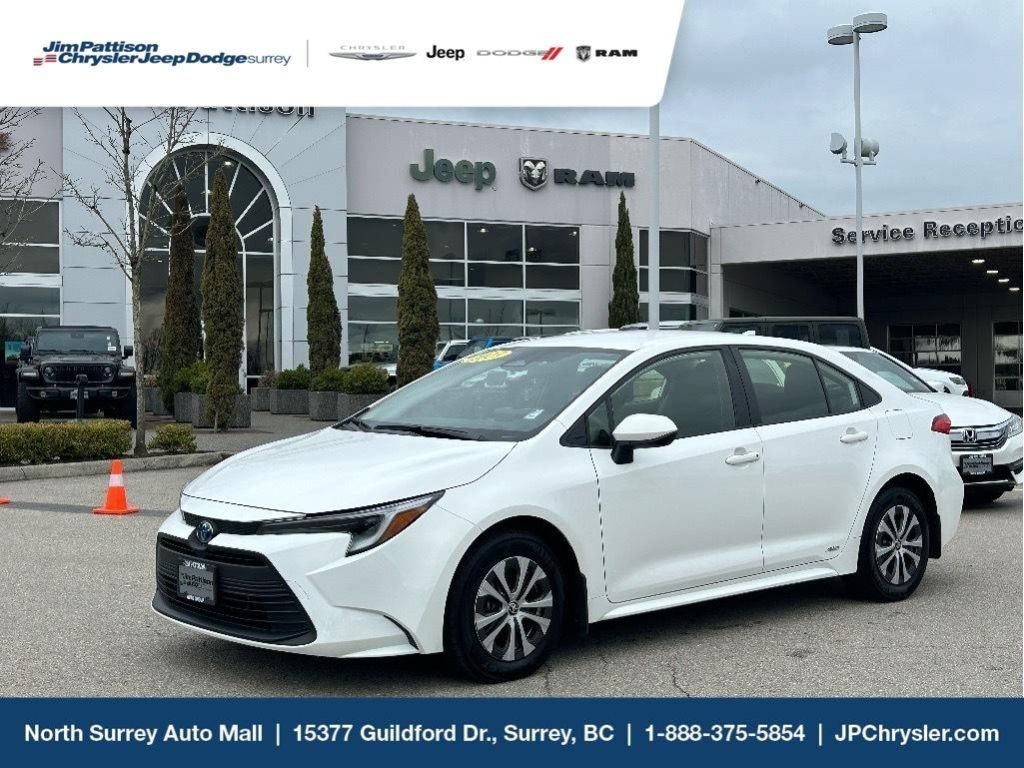 Used 2023 Toyota Corolla Hybrid LE, AWD, Local, One Owner, No Accidents for Sale in Surrey, British Columbia