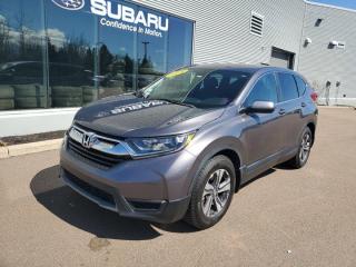 New Price!Gunmetal Metallic 2018 Honda CR-V LX FWD CVT 1.5L I4 Turbocharged DOHC 16V LEV3-ULEV70 190hpValue Market Pricing, No Accidents, ABS brakes, Air Conditioning, Alloy wheels, Exterior Parking Camera Rear, Fabric Seating Surfaces, Fully automatic headlights, Heated door mirrors, Heated front seats, Rear window wiper, Split folding rear seat, Steering wheel mounted audio controls.Certification Program Details: 85 Point Inspection Fresh Oil Change Brake Inspection Tire Inspection Fresh 1 Year MVI Full Detail Free Carfax Report Full Tank of Gas Certified TechniciansFair Market Pricing * No Pressure Sales Environment * Access to over 2000 used vehicles * Free Carfax with every car * Our highly skilled and experienced team will ensure that your vehicle is in excellent condition and looking fantastic!!Awards:* Motor Trend Canada Automobiles of the yearSteele Auto Group is the most diversified group of automobile dealerships in Atlantic Canada, with 34 dealerships selling 27 brands and an employee base of over 1000. Sales are up by double digits over last year and the plan going forward is to expand further into Atlantic Canada.
