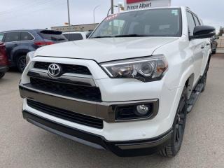 Take a look at this 2019 Toyota 4Runner! This 7 passenger 4x4 is equipped with back up camera, Bluetooth, Apple Car Play, heated/leather/power seats, sun roof, alloy rims, roof rack and so much more!This Toyota Certified 4Runner has a clean Carfax, only one owner and has passed the stringent 160 point inspection so you can drive with confidence!