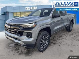 <b>LED Lights,  Off-Road Suspension,  Aluminum Wheels,  Apple CarPlay,  Android Auto!</b><br> <br> <br> <br>  This 2024 Colorado isn’t just for people who want to do more – it’s for those who dare to be more. <br> <br> With robust powertrain options and an incredibly refined interior, this Chevrolet Colorado is simply unstoppable. Boasting a raft of features for supreme off-roading prowess, this truck will take you over all terrain and back, without breaking a sweat. This 2024 Colorado is a great embodiment of versatility, capability and great value.<br> <br> This sterling grey metallic Crew Cab 4X4 pickup   has a 8 speed automatic transmission and is powered by a  310HP 2.7L 4 Cylinder Engine.<br> <br> Our Colorados trim level is Z71. This Z71 doubles down on the Colorados off-roading chops, with even more power output, upgraded all-terrain aluminum wheels, front recovery hooks, LED headlights and fog lamps, hill descent control, a locking rear differential and off-roading suspension with switchable drive modes, along with push button start and daytime running lights, along with great standard features such as a vivid 11.3-inch diagonal infotainment screen with Apple CarPlay and Android Auto, remote keyless entry, air conditioning, and a 6-speaker audio system. Safety features include automatic emergency braking, front pedestrian braking, lane keeping assist with lane departure warning, Teen Driver, and forward collision alert with IntelliBeam high beam assist. This vehicle has been upgraded with the following features: Led Lights,  Off-road Suspension,  Aluminum Wheels,  Apple Carplay,  Android Auto,  Proximity Key,  Lane Keep Assist. <br><br> <br>To apply right now for financing use this link : <a href=https://www.selkirkchevrolet.com/pre-qualify-for-financing/ target=_blank>https://www.selkirkchevrolet.com/pre-qualify-for-financing/</a><br><br> <br/> Weve discounted this vehicle $541.    Incentives expire 2024-04-30.  See dealer for details. <br> <br>Selkirk Chevrolet Buick GMC Ltd carries an impressive selection of new and pre-owned cars, crossovers and SUVs. No matter what vehicle you might have in mind, weve got the perfect fit for you. If youre looking to lease your next vehicle or finance it, we have competitive specials for you. We also have an extensive collection of quality pre-owned and certified vehicles at affordable prices. Winnipeg GMC, Chevrolet and Buick shoppers can visit us in Selkirk for all their automotive needs today! We are located at 1010 MANITOBA AVE SELKIRK, MB R1A 3T7 or via phone at 204-482-1010.<br> Come by and check out our fleet of 80+ used cars and trucks and 200+ new cars and trucks for sale in Selkirk.  o~o