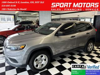 Used 2019 Jeep Cherokee SPORT 4X4+ApplePlay+Heated Steering+CLEAN CARFAX for sale in London, ON