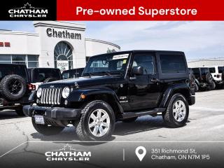 Used 2017 Jeep Wrangler Sahara SAHARA LEATHER NAVIGATION ONE OWNER for sale in Chatham, ON