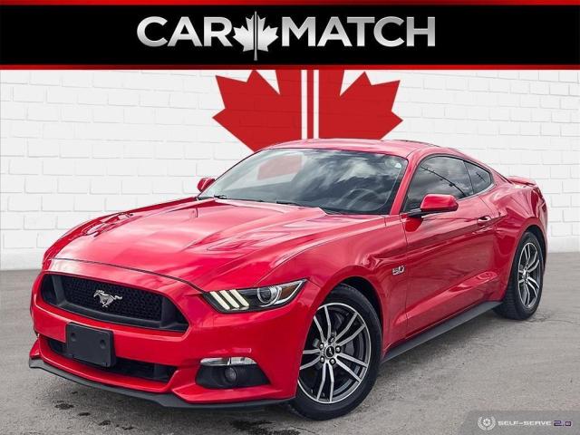2017 Ford Mustang GT / AUTO / HTD SEATS / ONLY 92,048 KM