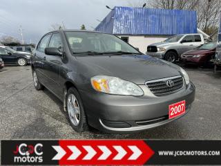 Used 2007 Toyota Corolla  for sale in Cobourg, ON