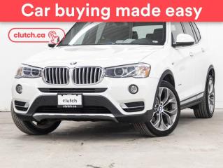 Used 2017 BMW X3 xDrive28i AWD w/ Rearview Cam, Bluetooth Dual Zone A/C for sale in Toronto, ON