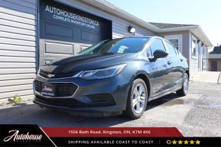 The 2017 Chevrolet Cruze 1LT is equipped with a 1.4L Turbocharged ECOTEC engine, Chevrolet MyLink Radio with a 7-inch diagonal colour touch-screen display, Apple CarPlay and Android Auto compatibility, Rear vision camera, Remote vehicle starter system, Keyless Open and Start and so much more!  This vehicle comes with a clean CARFAX report. 




<p>**PLEASE CALL TO BOOK YOUR TEST DRIVE! THIS WILL ALLOW US TO HAVE THE VEHICLE READY BEFORE YOU ARRIVE. THANK YOU!**</p>

<p>The above advertised price and payment quote are applicable to finance purchases. <strong>Cash pricing is an additional $699. </strong> We have done this in an effort to keep our advertised pricing competitive to the market. Please consult your sales professional for further details and an explanation of costs. <p>

<p>WE FINANCE!! Click through to AUTOHOUSEKINGSTON.CA for a quick and secure credit application!<p><strong>

<p><strong>All of our vehicles are ready to go! Each vehicle receives a multi-point safety inspection, oil change and emissions test (if needed). Our vehicles are thoroughly cleaned inside and out.<p>

<p>Autohouse Kingston is a locally-owned family business that has served Kingston and the surrounding area for more than 30 years. We operate with transparency and provide family-like service to all our clients. At Autohouse Kingston we work with more than 20 lenders to offer you the best possible financing options. Please ask how you can add a warranty and vehicle accessories to your monthly payment.</p>

<p>We are located at 1556 Bath Rd, just east of Gardiners Rd, in Kingston. Come in for a test drive and speak to our sales staff, who will look after all your automotive needs with a friendly, low-pressure approach. Get approved and drive away in your new ride today!</p>

<p>Our office number is 613-634-3262 and our website is www.autohousekingston.ca. If you have questions after hours or on weekends, feel free to text Kyle at 613-985-5953. Autohouse Kingston  It just makes sense!</p>

<p>Office - 613-634-3262</p>

<p>Kyle Hollett (Sales) - Extension 104 - Cell - 613-985-5953; kyle@autohousekingston.ca</p>

<p>Joe Purdy (Finance) - Extension 103 - Cell  613-453-9915; joe@autohousekingston.ca</p>

<p>Brian Doyle (Sales and Finance) - Extension 106 -  Cell  613-572-2246; brian@autohousekingston.ca</p>

<p>Bradie Johnston (Director of Awesome Times) - Extension 101 - Cell - 613-331-1121; bradie@autohousekingston.ca</p>
