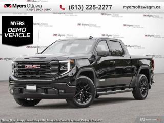 <br> <br>  No matter where youre heading or what tasks need tackling, theres a premium and capable Sierra 1500 thats perfect for you. <br> <br>This 2024 GMC Sierra 1500 stands out in the midsize pickup truck segment, with bold proportions that create a commanding stance on and off road. Next level comfort and technology is paired with its outstanding performance and capability. Inside, the Sierra 1500 supports you through rough terrain with expertly designed seats and robust suspension. This amazing 2024 Sierra 1500 is ready for whatever.<br> <br> This onyx black Crew Cab 4X4 pickup   has an automatic transmission and is powered by a  355HP 5.3L 8 Cylinder Engine.<br> <br> Our Sierra 1500s trim level is Elevation. Upgrading to this GMC Sierra 1500 Elevation is a great choice as it comes loaded with a monochromatic exterior featuring a black gloss grille and unique aluminum wheels, a massive 13.4 inch touchscreen display with wireless Apple CarPlay and Android Auto, wireless streaming audio, SiriusXM, plus a 4G LTE hotspot. Additionally, this pickup truck also features IntelliBeam LED headlights, remote engine start, forward collision warning and lane keep assist, a trailer-tow package, LED cargo area lighting, teen driver technology plus so much more! This vehicle has been upgraded with the following features: Max Trailering Package, Assist Steps.  This is a demonstrator vehicle driven by a member of our staff, so we can offer a great deal on it.<br><br> <br>To apply right now for financing use this link : <a href=https://creditonline.dealertrack.ca/Web/Default.aspx?Token=b35bf617-8dfe-4a3a-b6ae-b4e858efb71d&Lang=en target=_blank>https://creditonline.dealertrack.ca/Web/Default.aspx?Token=b35bf617-8dfe-4a3a-b6ae-b4e858efb71d&Lang=en</a><br><br> <br/>    0% financing for 60 months. 2.49% financing for 84 months.  Incentives expire 2024-04-30.  See dealer for details. <br> <br><br> Come by and check out our fleet of 40+ used cars and trucks and 150+ new cars and trucks for sale in Ottawa.  o~o