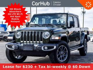 
This Jeep Gladiator Overland 4x4 has a strong Regular Unleaded V-6 3.6 L/220 engine powering this Automatic transmission. TRANSMISSION: 8-SPEED AUTOMATIC, TRAILER TOW PACKAGE -inc: Trailer Hitch Zoom, Class IV Hitch Receiver, Heavy-Duty Engine Cooling, 240-Amp Alternator,
Not a former rental. Clean CARFAX!Lease for $230 + tax bi-weekly / 48 months @ 7.29%$0 Down$749 Due on delivery (1st payment + Registration fee)18,000 km/yearBuyback $42775 + hst
This Jeep Gladiator Features the Following Options 
Body color 3 pice Hard top, Navigation, Premium Mckinley Leather, Heated Steering Wheel, Remote Start System, Front Heated Seats, Leather-Wrapped Steering Wheel, Full-Length Premium Armrests, Leather-Wrapped Park Brake Handle, Leather-Wrapped Shift Knob, Rear Seat Armrest w/Cup Holder, Voice Activated Dual Zone Front Automatic Air Conditioning, Variable Intermittent Wipers, Urethane Gear Shifter Material, Trip Computer, Transmission w/AUTOSTICK Sequential Shift Control, Transmission Skid Plate, Trailer Wiring Harness. Auto On/Off Reflector Halogen Daytime Running Headlamps w/Delay-Off, 2 12V DC Power Outlets and 1 120V AC Power Outlet, 4G LTE Wi-Fi Hot Spot Mobile Hotspot Internet Access, 552w Premium Amplifier, AM/FM/HD/Satellite w/Seek-Scan, Clock, Speed Compensated Volume Control, Aux Audio Input Jack, Steering Wheel Controls, Voice Activation, Radio Data System and Uconnect External Memory Control, 9 Alpine Speakers, AM/FM/HD/Satellite w/Seek-Scan, Clock, Speed Compensated Volume Control, Aux Audio Input Jack, Steering Wheel Controls, Voice Activation, Radio Data System and Uconnect External Memory Control, Cruise Control w/Steering Wheel Controls, ParkView Back-Up Camera
Please note the window sticker features options the car had when new -- some modifications may have been made since then. Please confirm all options and features with your CarHub Product Advisor. 
Drive Happy with CarHub
*** All-inclusive, upfront prices -- no haggling, negotiations, pressure, or games

*** Purchase or lease a vehicle and receive a $1000 CarHub Rewards card for service

*** 3 day CarHub Exchange program available on most used vehicles. Details: www.caledonchrysler.ca/exchange-program/

*** 36 day CarHub Warranty on mechanical and safety issues and a complete car history report

*** Purchase this vehicle fully online on CarHub websites

 

Transparency StatementOnline prices and payments are for finance purchases -- please note there is a $750 finance/lease fee. Cash purchases for used vehicles have a $2,200 surcharge (the finance price + $2,200), however cash purchases for new vehicles only have tax and licensing extra -- no surcharge. NEW vehicles priced at over $100,000 including add-ons or accessories are subject to the additional federal luxury tax. While every effort is taken to avoid errors, technical or human error can occur, so please confirm vehicle features, options, materials, and other specs with your CarHub representative. This can easily be done by calling us or by visiting us at the dealership. CarHub used vehicles come standard with 1 key. If we receive more than one key from the previous owner, we include them with the vehicle. Additional keys may be purchased at the time of sale. Ask your Product Advisor for more details. Payments are only estimates derived from a standard term/rate on approved credit. Terms, rates and payments may vary. Prices, rates and payments are subject to change without notice. Please see our website for more details.
