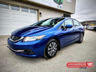 Used 2015 Honda Civic LX Certified Extended Warrant Well Maintained for sale in Orillia, ON