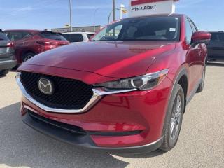 Take a look at this 2019 Mazda CX-5 GS! This 5 passenger, all wheel drive comes equipped with back up camera, Bluetooth, Apple Car Play/ Android Auto, leather, heated, power seats, alloy rims and so much more!This one owner Mazda has a clean accident history, has passed the stringent 120 point inspection and a fresh oil change so you can drive with confidence!