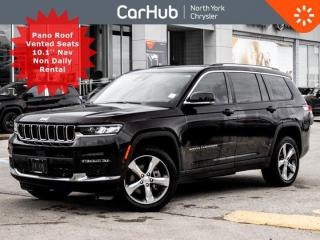 This Jeep Grand Cherokee L boasts a Regular Unleaded V-6 3.6 L/220 engine powering this Automatic transmission. PAINT - EMBER PEARL. Wicker beige/global black, capri leather-faced seats w/perforated inserts, wheels: 20 5-Spoke Silver Alloys, Transmission: 8-Speed Torqueflite Automatic (STD). Our advertised prices are for consumers (i.e. end users) only. Clean CARFAX! Not a former rental.   This Jeep Grand Cherokee L Comes Equipped with These OptionsExterior Color: Ember Pearl, Interior Color: Global Black w/Wicker Beige seats Interior: Capri leather--faced seats with perforated inserts. Engine: 3.6L Pentastar VVT V6 engine with Stop/Start Transmission: 8--speed TorqueFlite automatic trans. Luxury Tech Group II: Capri leather--faced seats with perforated inserts, Front ventilated seats, Second--row manual window shades, Auto--dimming exterior driver mirror, Auto--dimming digital display rearview mirrors, Passive entry -- front doors, rear doors & liftgate, Rain--sensing windshield wipers, Rear back--up camera washer, Memory steering column, Wireless charging pad, Pwr tilt/telescope steering column, Surround View Camera System, Park--Sense Front and Rear Park Assist with stop, Integrated Off--road camera, Intersection collision assist system. CommandView dual--pane panoramic sunroof: Interior rear--facing camera. Uconnect 5 NAV with 10.1--inch display: GPS navigation, 9 amplified speakers with subwoofer, HD radio, 506--watt amplifier, 10.1--inch touchscreen display, Connected travel and traffic services. Adaptive Cruise Control with Stop and Go, Pedestrian/Cyclist emergency braking, Full--Speed Fwd Collision Warn Plus, Electric park brake, Advanced Brake Assist, Active Lane Management System, Blind--Spot Monitoring w/ Rear Cross--Path Detection, Park--Sense Rear Park Assist System, LED reflector headlamps, Automatic high--beam headlamp control, LED fog lamps, LED daytime running lamps (amber), Selec--Terrain Traction Management System, Second--row manual easy--entry slide bucket seats, Third--row manual 50/50 split folding bench seat, Occupant classification system, Rear seat reminder alert, Advanced multistage front air bags, , Off--Road Information Pages, Push--button start, Active noise control system, Heated exterior mirrors, Front heated seats, Heated steering wheel, Second--row heated seats, 10.25--inch full--colour digital gauge cluster, SiriusXM Sat Radio Ready, Hands--free phone communication, Media hub with 2 USB and auxiliary input jacks, 4G LTE Wi--Fi hot spot, 115--volt auxiliary power outlet, A/C with tri--zone automatic temperature control, Power 8--way adjustable driver seat, Power 8--way adjustable front passenger seats, Steering wheel--mounted shift control, Power liftgate, Remote start system, Selectable tire fill alert.  Drop in today and have a look!  Its a great deal and priced to move!
 
Please note the window sticker features options the car had when new -- some modifications may have been made since then. Please confirm all options and features with your CarHub Product Advisor.   
Drive Happy with CarHub
*** All-inclusive, upfront prices -- no haggling, negotiations, pressure, or games

 

*** Purchase or lease a vehicle and receive a $1000 CarHub Rewards card for service.

 

*** 3 day CarHub Exchange program available on most used vehicles. Details: www.northyorkchrysler.ca/exchange-program/

 

*** 36 day CarHub Warranty on mechanical and safety issues and a complete car history report

 

*** Purchase this vehicle fully online on CarHub websites

 

 

Transparency Statement
Online prices and payments are for finance purchases -- please note there is a $750 finance/lease fee. Cash purchases for used vehicles have a $2,200 surcharge (the finance price + $2,200), however cash purchases for new vehicles only have tax and licensing extra -- no surcharge. NEW vehicles priced at over $100,000 including add-ons or accessories are subject to the additional federal luxury tax. While every effort is taken to avoid errors, technical or human error can occur, so please confirm vehicle features, options, materials, and other specs with your CarHub representative. This can easily be done by calling us or by visiting us at the dealership. CarHub used vehicles come standard with 1 key. If we receive more than one key from the previous owner, we include them with the vehicle. Additional keys may be purchased at the time of sale. Ask your Product Advisor for more details. Payments are only estimates derived from a standard term/rate on approved credit. Terms, rates and payments may vary. Prices, rates and payments are subject to change without notice. Please see our website for more details.
