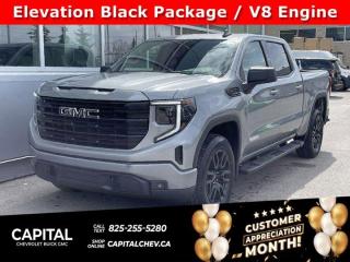 This GMC Sierra 1500 delivers a Gas V8 5.3L/325 engine powering this Automatic transmission. ENGINE, 5.3L ECOTEC3 V8 (355 hp [265 kW] @ 5600 rpm, 383 lb-ft of torque [518 Nm] @ 4100 rpm); featuring Dynamic Fuel Management, Wireless, Apple CarPlay / Wireless Android Auto, Windows, power rear, express down.* This GMC Sierra 1500 Features the Following Options *Windows, power front, drivers express up/down, Window, power front, passenger express down, Wi-Fi Hotspot capable (Terms and limitations apply. See onstar.ca or dealer for details.), Wheels, 20 x 9 (50.8 cm x 22.9 cm) 6-spoke High gloss Black painted aluminum, Wheel, 17 x 8 (43.2 cm x 20.3 cm) full-size, steel spare, USB Ports, 2, Charge/Data ports located on instrument panel, USB ports, (2) charge-only, rear, Transmission, 8-speed automatic, (Column shifter) electronically controlled with overdrive and tow/haul mode. Includes Cruise Grade Braking and Powertrain Grade Braking (Standard and only available with (L3B) 2.7L TurboMax engine.), Transfer case, single speed, electronic Autotrac with push button control (4WD models only), Tires, 275/60R20 all-season, blackwall.* Stop By Today *Test drive this must-see, must-drive, must-own beauty today at Capital Chevrolet Buick GMC Inc., 13103 Lake Fraser Drive SE, Calgary, AB T2J 3H5.