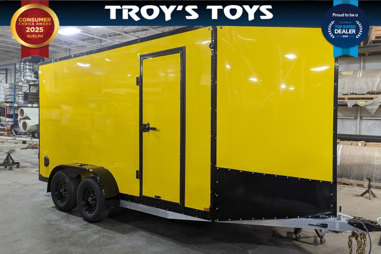 2024 Canadian Trailer Company 7x14 V Nose Cargo Trailer Aluminum Tandem Axle