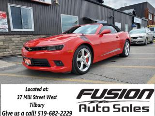 Used 2015 Chevrolet Camaro 2DR CONV SS -LEATHER-REMOTE START-HUD DISPLAY-400H for sale in Tilbury, ON