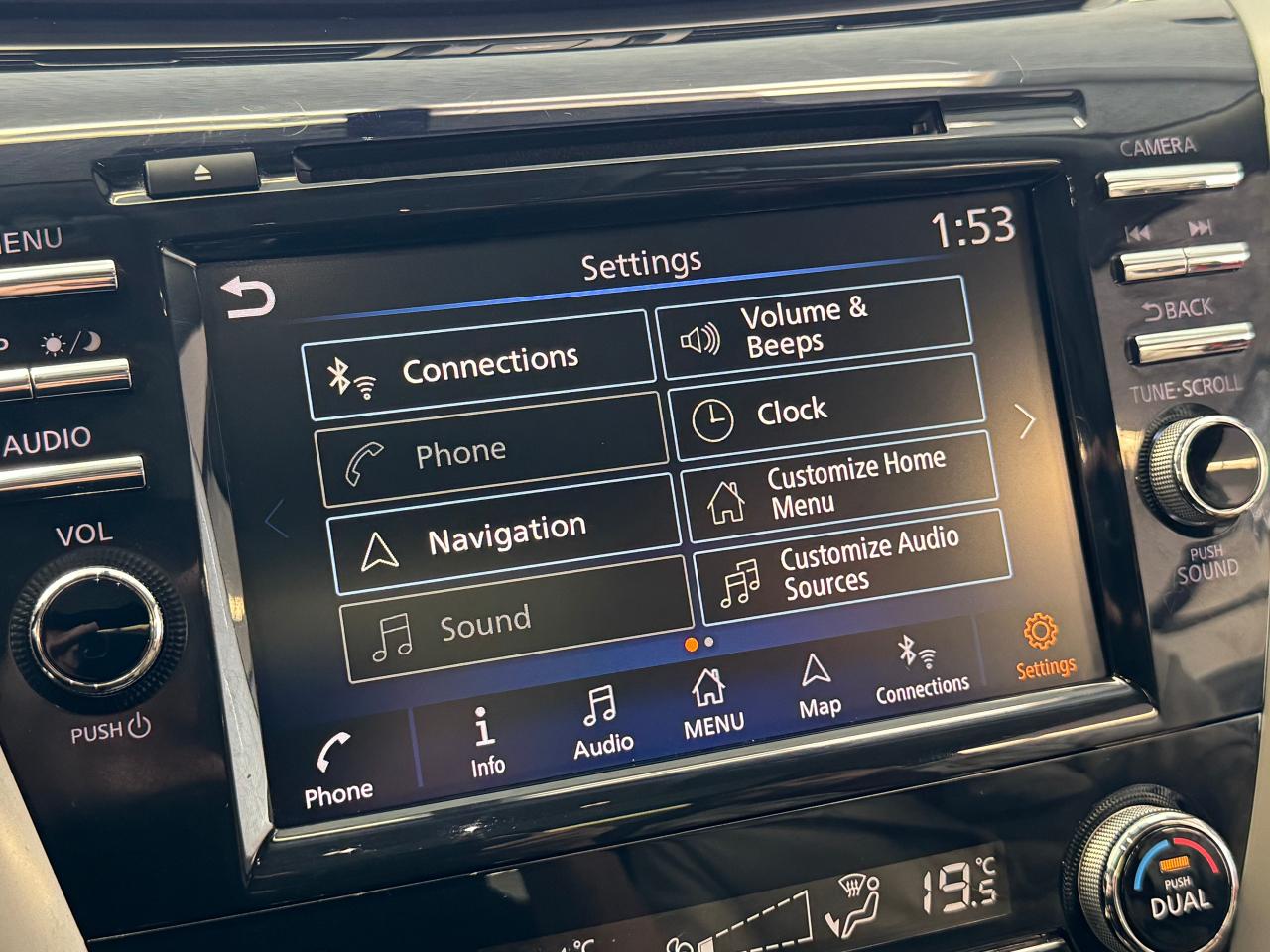 2019 Nissan Murano SL AWD+Roof+ApplePlay+Adaptive Cruise+CLEAN CARFAX Photo129