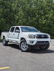 <p>Excellent condition 13 Tacoma Limited double Cab available for sale! 6 foot box, low mileage, well equipped & comes safety certified. </p><p> </p><p>2 owners. Ontario reg. No accident history. Clean title. Carfax available. 18 service records available. Oil sprayed regularly. </p><p> </p><p>Fully inspected & safety certified. Work just performed; oil change, new front struts, brake pads, lower ball joints, transmission oil cooler, leaf springs. Newer set of tires. Over $2300 of servicing just completed. Needs nothing to enjoy! </p><p> </p><p>Runs & drives great. Powertrain is healthy. Frame is in excellent condition. No rust issues at all on the truck. Shows very well inside & out. </p><p> </p><p>More pictures and video available. </p><p> </p><p>Loaded Limited package comes with.. leather, navi, JBL sound, heated seats, back up cam and more! </p><p> </p><p>Price is + TAX + licensing fees.</p><p>Trade-ins available. </p><p>Test drives by appointment only. </p><p>OMVIC registered dealership & UCDA member</p><p>Starks Motorsports LTD </p><p>48 Woodslee Unit 3 Paris</p>