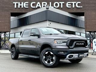 Used 2022 RAM 1500 Rebel BACK UP CAM, HEATED LEATHER SEATS, NAV, SIRUS XM!! for sale in Sudbury, ON