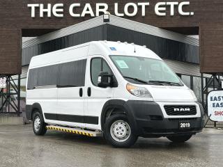 Used 2019 RAM ProMaster 2500 Window Van High Roof 5 PASSENGER + WHEELCHAIR ACCESS! for sale in Sudbury, ON