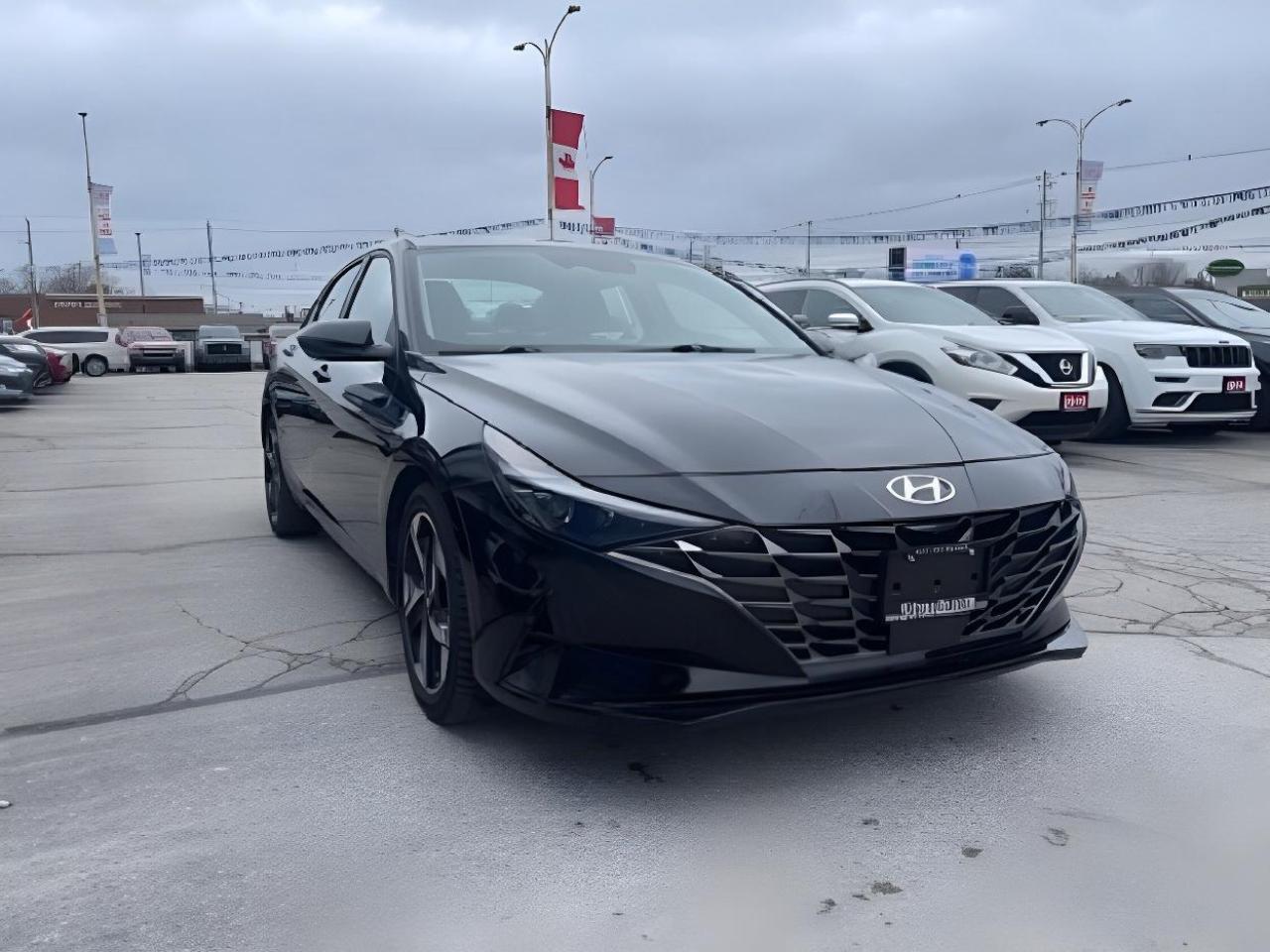 Used 2021 Hyundai Elantra Ultimate Tech NAV ROOF LEATHER WE FINANCE ALL CRDT for sale in London, ON