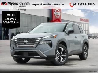 <b>Moonroof,  Power Liftgate,  Adaptive Cruise Control,  Alloy Wheels,  Heated Seats!</b><br> <br> <br> <br>  This 2024 Rogue aims to exhilarate the soul and satisfy the need for a dependable family hauler. <br> <br>Nissan was out for more than designing a good crossover in this 2024 Rogue. They were designing an experience. Whether your adventure takes you on a winding mountain path or finding the secrets within the city limits, this Rogue is up for it all. Spirited and refined with space for all your cargo and the biggest personalities, this Rogue is an easy choice for your next family vehicle.<br> <br> This boulder grey 2-tone pearl metallic SUV  has an automatic transmission and is powered by a  201HP 1.5L 3 Cylinder Engine.<br> <br> Our Rogues trim level is SL. Stepping up to this Rogue SL rewards you with 19-inch alloy wheels, leather upholstery, heated rear seats, a power moonroof, a power liftgate for rear cargo access, adaptive cruise control and ProPilot Assist. Also standard include heated front heats, a heated leather steering wheel, mobile hotspot internet access, proximity key with remote engine start, dual-zone climate control, and a 12.3-inch infotainment screen with NissanConnect, Apple CarPlay, and Android Auto. Safety features also include HD Enhanced Intelligent Around View Monitoring, lane departure warning, blind spot detection, front and rear collision mitigation, and rear parking sensors. This vehicle has been upgraded with the following features: Moonroof,  Power Liftgate,  Adaptive Cruise Control,  Alloy Wheels,  Heated Seats,  Heated Steering Wheel,  Mobile Hotspot.  This is a demonstrator vehicle driven by a member of our staff, so we can offer a great deal on it.<br><br> <br/>    5.74% financing for 84 months. <br> Payments from <b>$684.13</b> monthly with $0 down for 84 months @ 5.74% APR O.A.C. ( Plus applicable taxes -  $621 Administration fee included. Licensing not included.    ).  Incentives expire 2024-05-31.  See dealer for details. <br> <br><br> Come by and check out our fleet of 50+ used cars and trucks and 100+ new cars and trucks for sale in Kanata.  o~o
