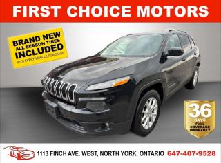 Welcome to First Choice Motors, the largest car dealership in Toronto of pre-owned cars, SUVs, and vans priced between $5000-$15,000. With an impressive inventory of over 300 vehicles in stock, we are dedicated to providing our customers with a vast selection of affordable and reliable options. <br><br>Were thrilled to offer a used 2014 Jeep Cherokee NORTH, black color with 203,000km (STK#7142) This vehicle was $10990 NOW ON SALE FOR $9990. It is equipped with the following features:<br>- Automatic Transmission<br>- Heated seats<br>- Bluetooth<br>- All wheel drive<br>- Reverse camera<br>- Alloy wheels<br>- Power windows<br>- Power locks<br>- Power mirrors<br>- Air Conditioning<br><br>At First Choice Motors, we believe in providing quality vehicles that our customers can depend on. All our vehicles come with a 36-day FULL COVERAGE warranty. We also offer additional warranty options up to 5 years for our customers who want extra peace of mind.<br><br>Furthermore, all our vehicles are sold fully certified with brand new brakes rotors and pads, a fresh oil change, and brand new set of all-season tires installed & balanced. You can be confident that this car is in excellent condition and ready to hit the road.<br><br>At First Choice Motors, we believe that everyone deserves a chance to own a reliable and affordable vehicle. Thats why we offer financing options with low interest rates starting at 7.9% O.A.C. Were proud to approve all customers, including those with bad credit, no credit, students, and even 9 socials. Our finance team is dedicated to finding the best financing option for you and making the car buying process as smooth and stress-free as possible.<br><br>Our dealership is open 7 days a week to provide you with the best customer service possible. We carry the largest selection of used vehicles for sale under $9990 in all of Ontario. We stock over 300 cars, mostly Hyundai, Chevrolet, Mazda, Honda, Volkswagen, Toyota, Ford, Dodge, Kia, Mitsubishi, Acura, Lexus, and more. With our ongoing sale, you can find your dream car at a price you can afford. Come visit us today and experience why we are the best choice for your next used car purchase!<br><br>All prices exclude a $10 OMVIC fee, license plates & registration  and ONTARIO HST (13%)